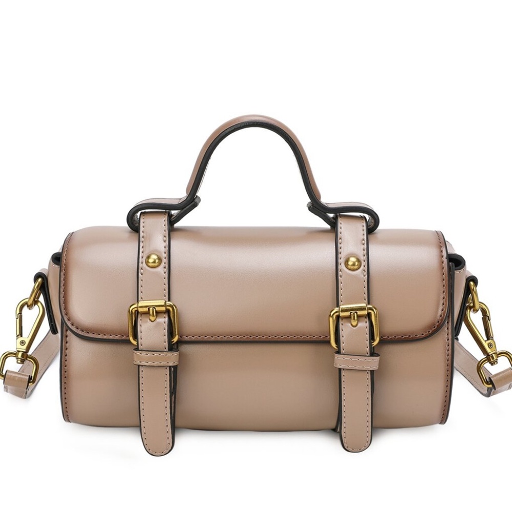 Tiffany & Fred Tan Mini Bag with Gold Accents - Picture 11 of 12